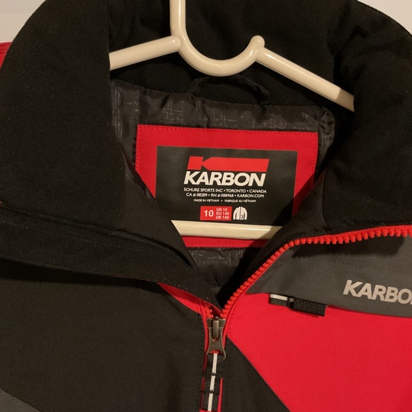 BOYS KARBON INERTIA YOUTH SKI WINTER JACKET SIZE 10 NWT - Picture 5 of 5